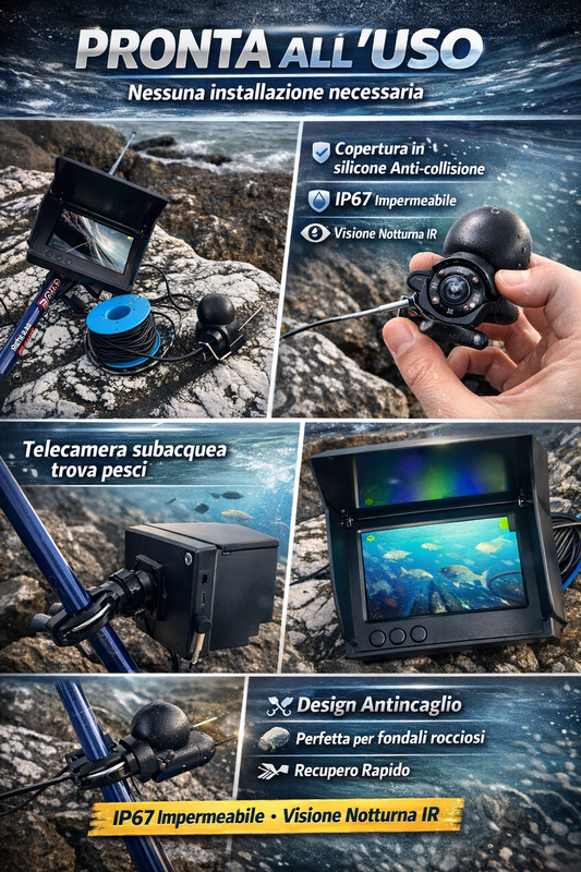 Telecamera subacquea